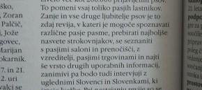 Kužek v glasilu Ljubljana